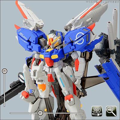 FW GUNDAM STANDart：Ex-Sガンダム」プレミアムバンダイに「360°VIEWER