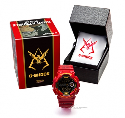 送料無料 にっく コラボ/G-SHOCK/ガンダム/35周年/赤/限定/腕時計 